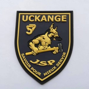 Soft and elastic PVC customized patch