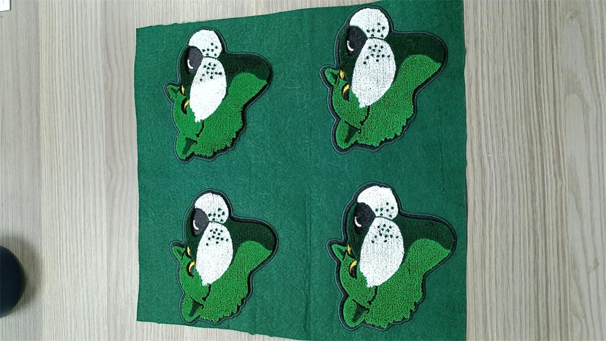 Toothbrush embroidery